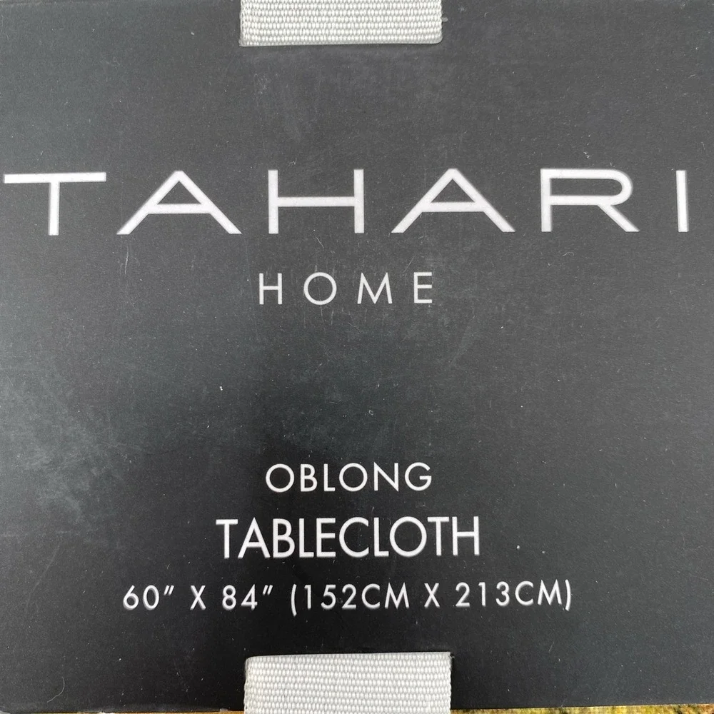 Tahari Tablecloth 60x84 Sunflower Dragonfly Green Yellow Blue Summer Spring